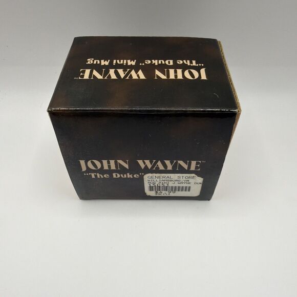 John Wayne American Legend Coffee Mini Mug Cup Western Cowboy Duke Vandor 2008 - Picture 3 of 5